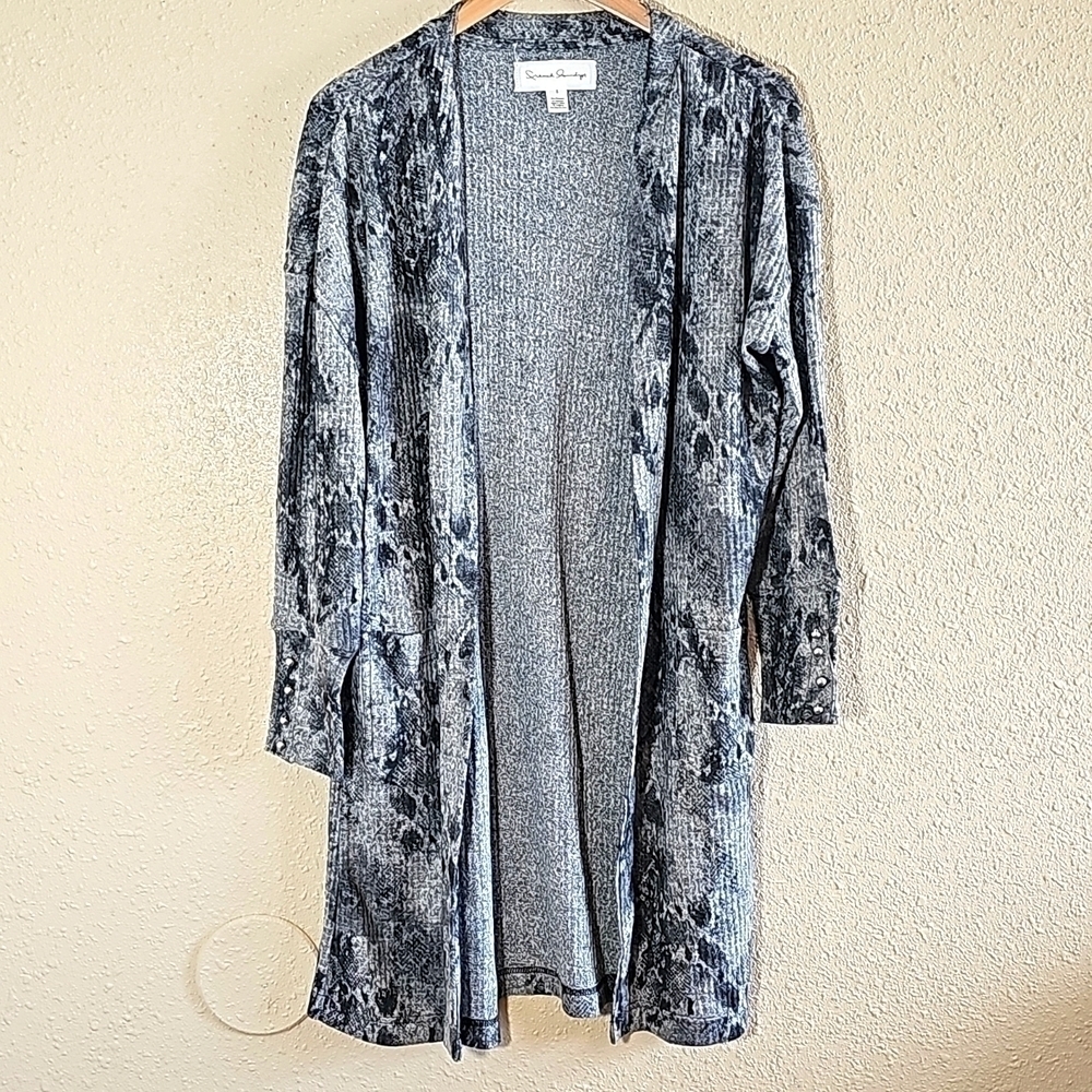 99/FRENCH Laundry Camo Cardigan.